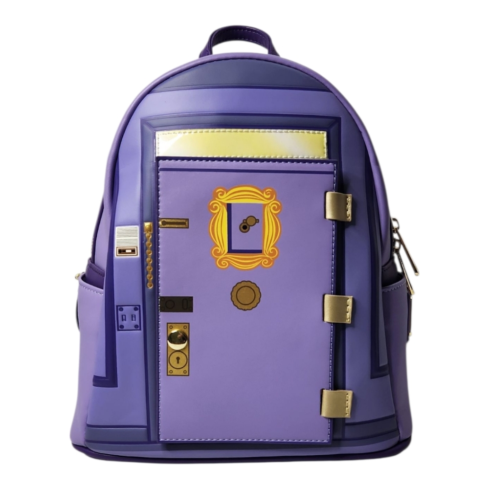 šļø Loungefly x Friends the TV Series Chibi Mini Backpack ā Monica's Front Door